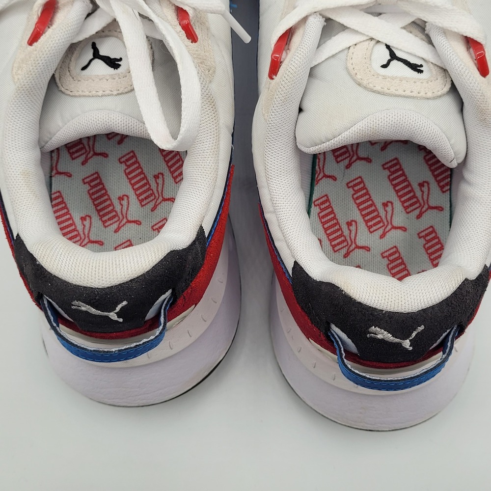 Puma Wild Rider Rollin Sneakers Mens Size 12 White Black Red Blue 381517-04 - Picture 8 of 9